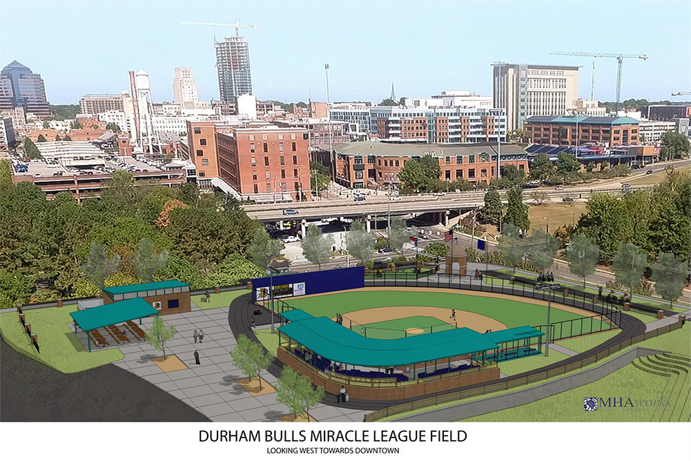 Durham Bulls Miracle League Field Rendering